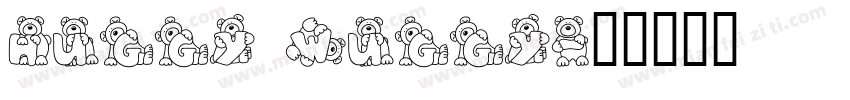 HUGGY WUGGY字体转换